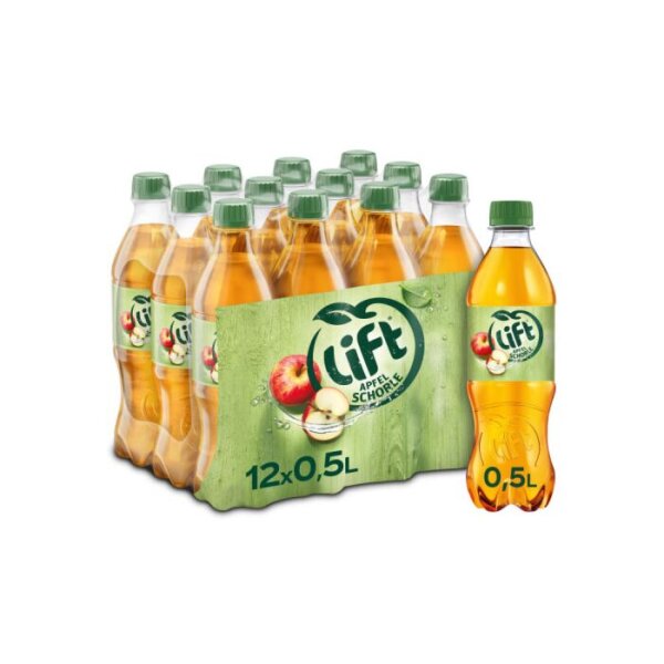 Lift Apfel-Schorle PET 0,5L 12er Tray