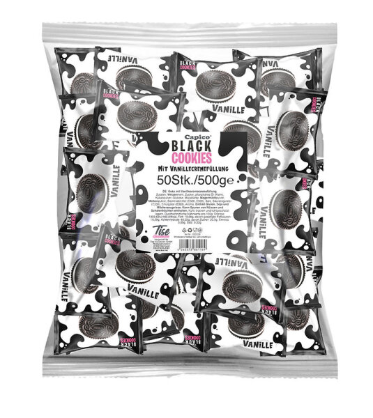 10x Black Vanille Cookies (50x10g)