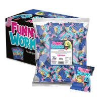 8x Fruchtgummi Würmer  (100x6,8g)