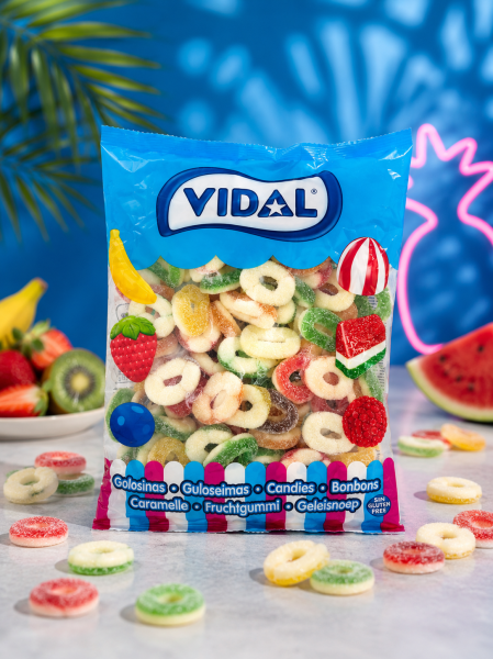 Vidal Fruchtgummi Saure Ringe 1kg