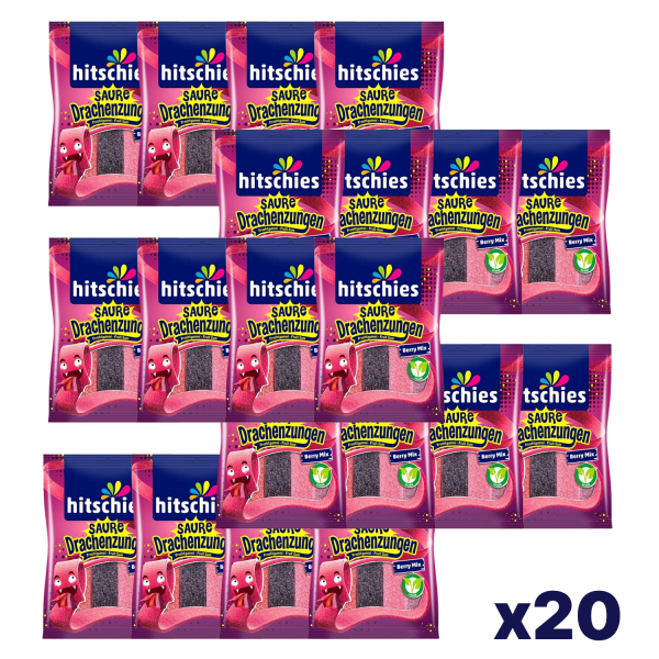 20x Hitschies Drachenzungen Berry Mix 125g