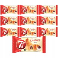 10x 7 Days Croissant Kakaocreme 60g