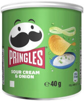 12x Pringles Sour Cream & Onion 40g