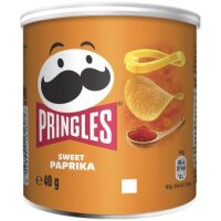 12x Pringles Sweet Paprika 40g
