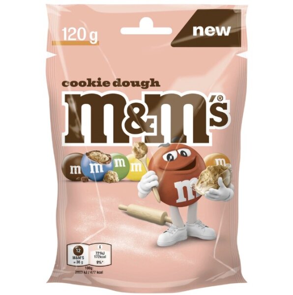 M&Ms Cookie Dough Geschmack 120G