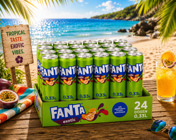 Fanta Exotik 0,33L Dose 24er Tray