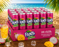 Fanta Mango Dragonfruit 0,33L Dose 24er Tray