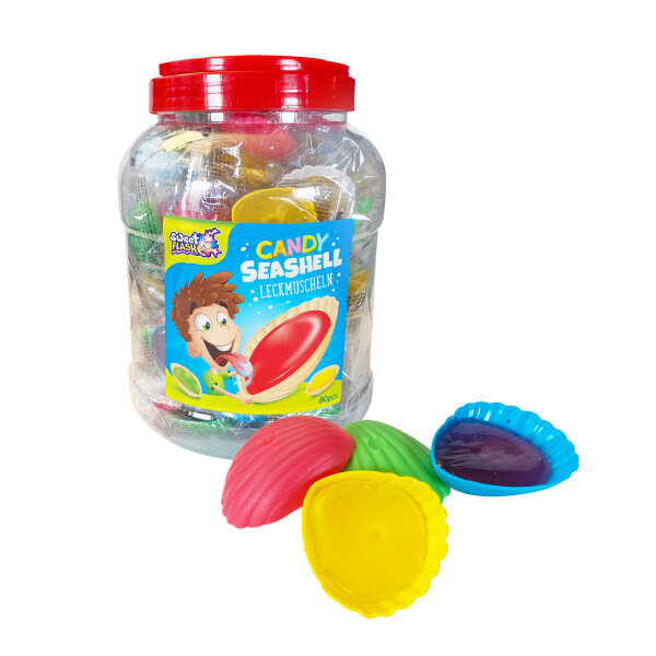 Sweet Flash Candy Seashells Jar 6 Dosen x 80 St. x 10 g