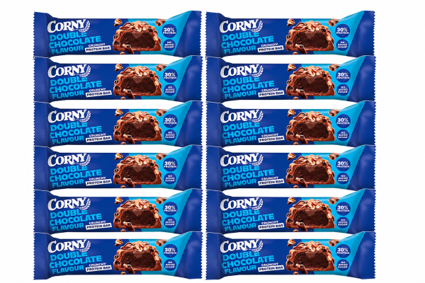 12x45g Corny Protein Crunchy Double Chocolate