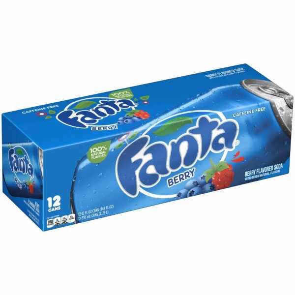 Fanta US Berry 0,355L Dose 12er Karton