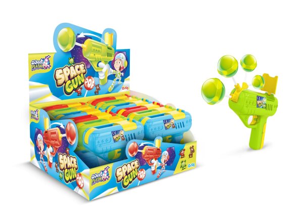 12x Sweet Flash Space Gun Pop (Display)