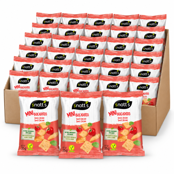Snatts MINI Brotsnack Tomate/Oregano 35g. 30er Karton