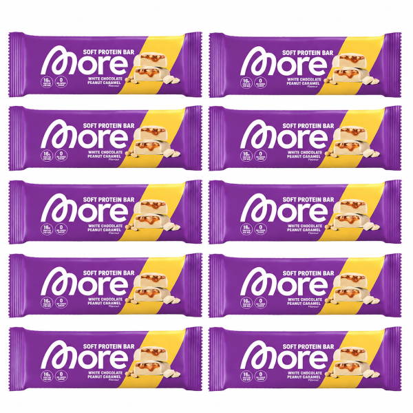 10x More Protein Bar White Choco Peanut Caramel
