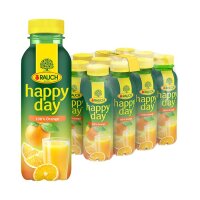 12x Rauch Happy Day 100% Orangensaft 0,33 L