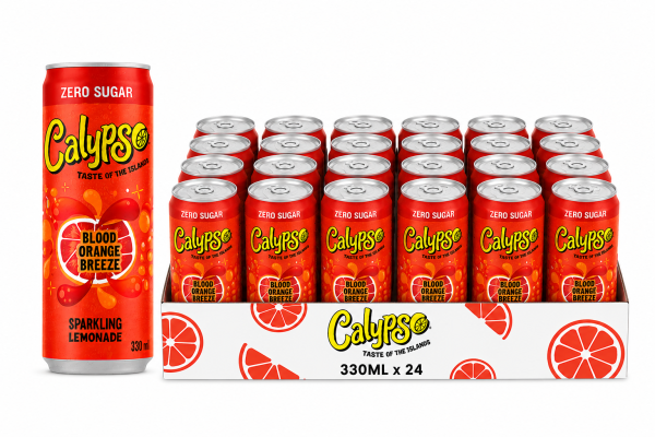 Calypso Zero Blood Orange Breeze 0,33L 24er Tray