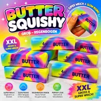 12x Butter Squishy Regenbogen