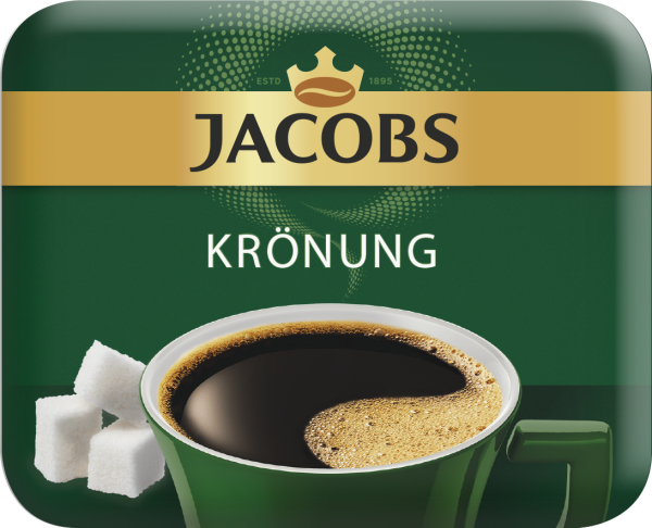 Jacobs Krönung Schwarz/Zucker - PS Cup 25er Stange